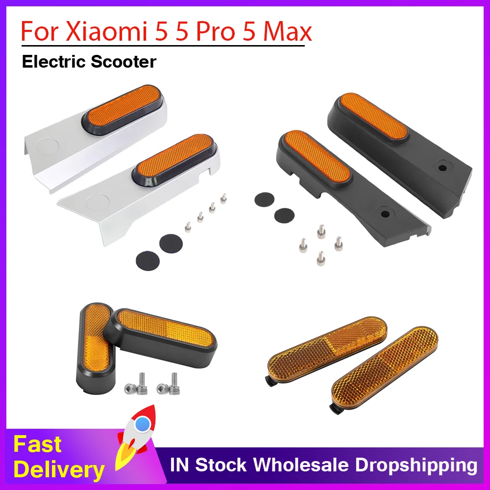Elektroroller Hinterrad-Zierabdeckung mit Reflektor für Xiaomi 5 5 Pro 5 Max Hinterradgabelschale Zubehörteil