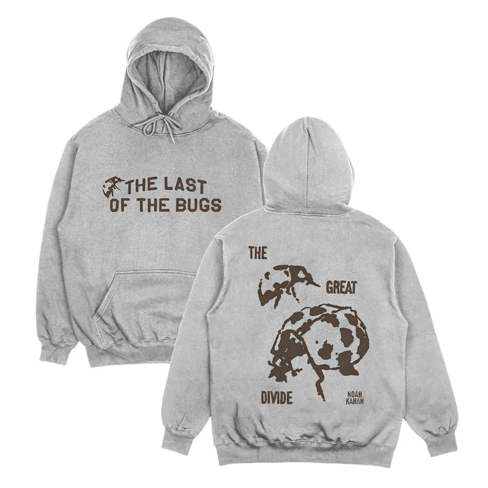 The Last of The Bugs Hoodie Noah Kahan Vintage Cartoon Print Streetwear Women Men Casual Long Sleeve Hooded Sweatshirts Pullover