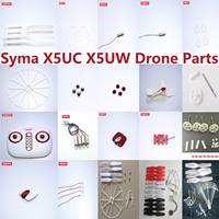 Syma X5UC X5UW RC Drone Spare Parts Receiving Plate Camera Blade Motor Lamp Shade Blade Cover Protective Cover Landing Gear, Etc