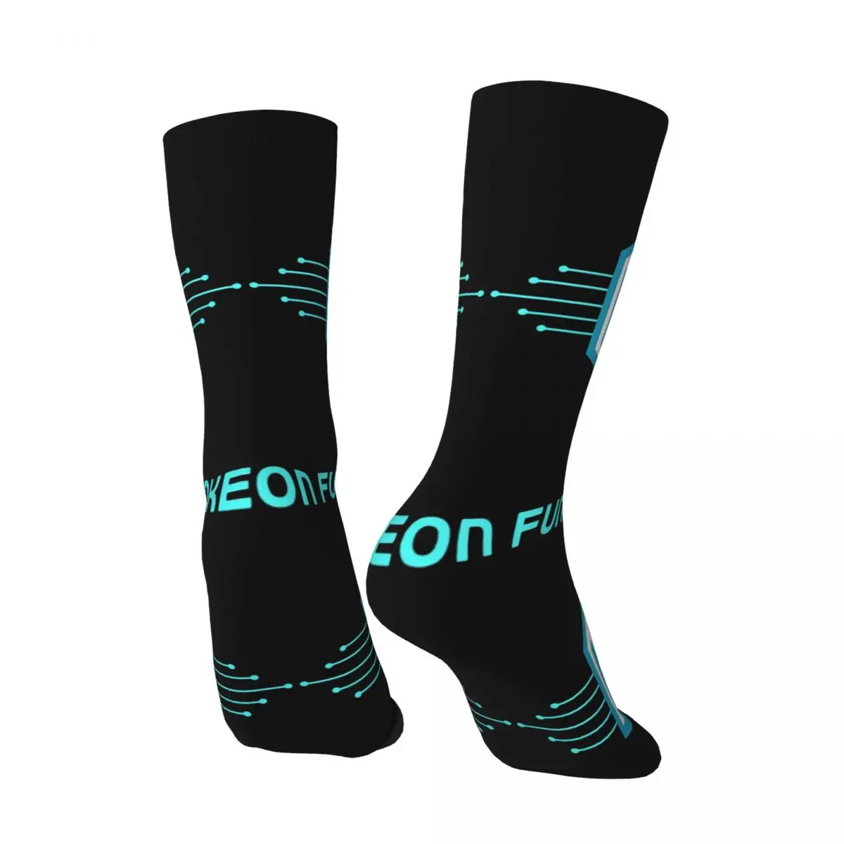 Hip Hop Retro Cryptocurrency Blockchain Crazy Men's compression Socks Unisex NTF Non-fungible Token Harajuku Pattern Crew Sock