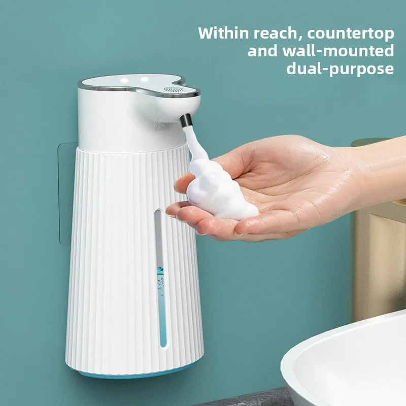 

Automatic Hand Soap Dispenser Touchless Smart Foam Hand Wash Machine 400ML Liquid Soap Bubble Maker Wall-Mounted Soap Dispenser