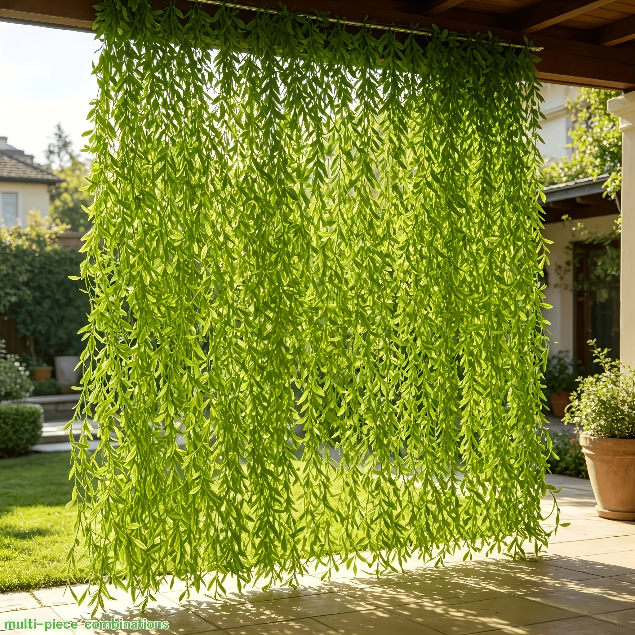 Sphagnum Moss Dry - Willow Leaf Hanging Vine Curtain -Long
