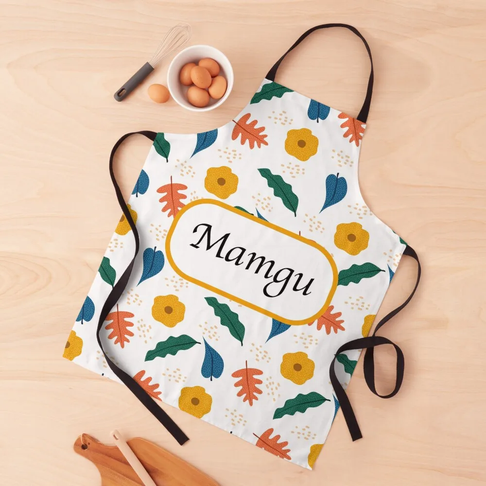 

Mamgu - Welsh Grandmother Apron Hairdressing Waterproof Kitchen For Women Men's Kitchen Home Cleaning Apron