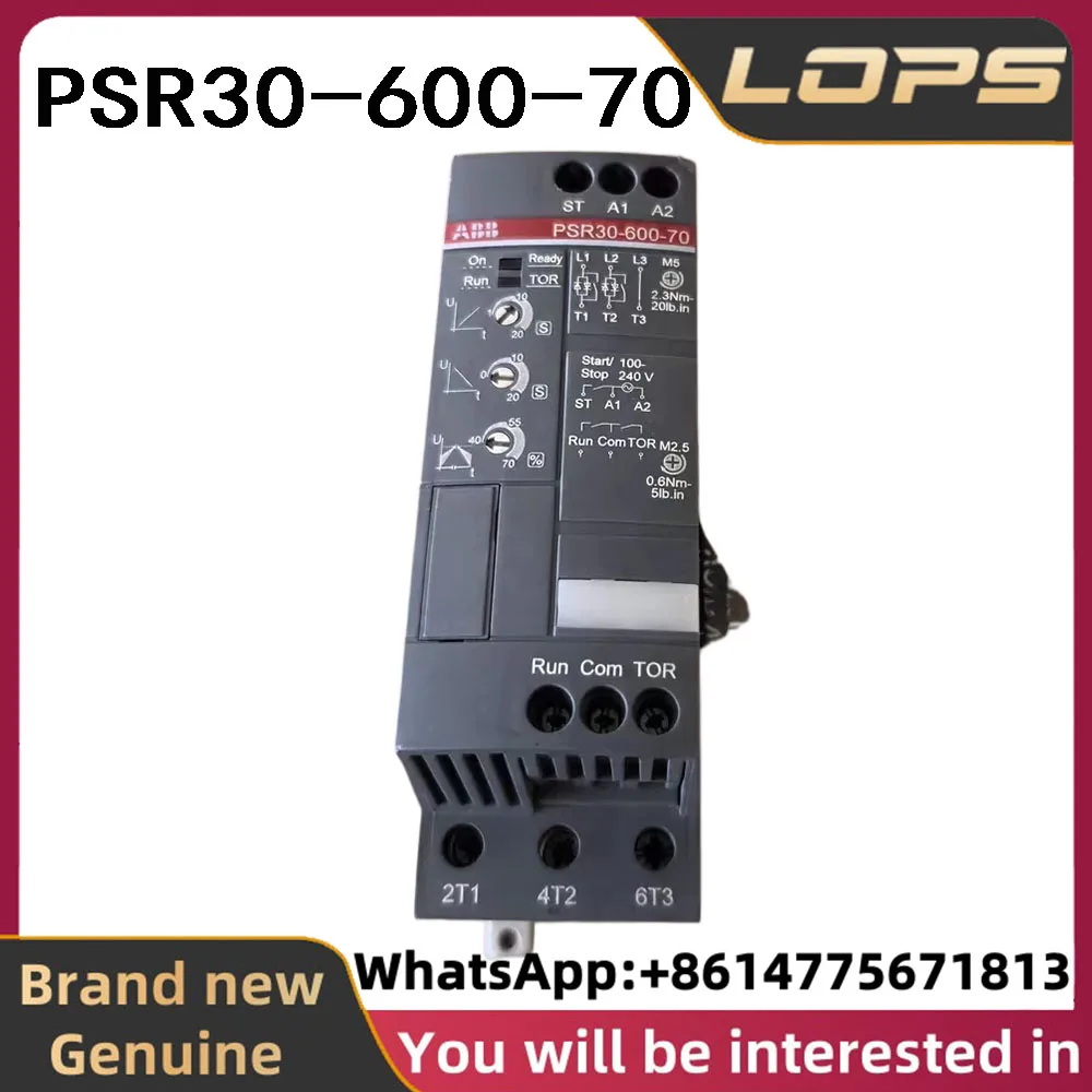 PSR30-600-70 ABB Inverter Brand New Original 1SFA896109R7000 Electric motor soft starter power 15KW In stock，welcome consult
