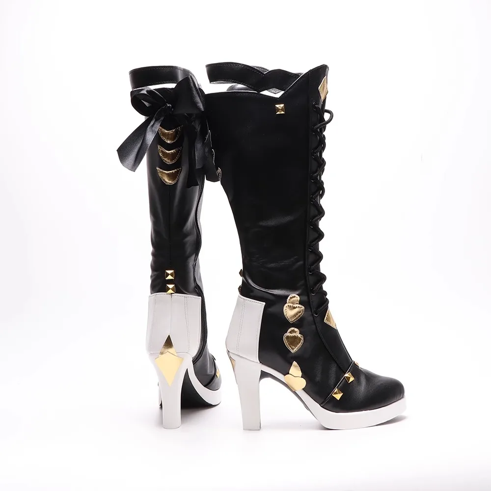 Pardofelis คอสเพลย์เกมผลกระทบ Honkai 3 Pardofelis คอสเพลย์ Botas Altas ในสต็อกผู้หญิง/ผู้ชายรองเท้าฮาโลวีนสําหรับ Girl Boy