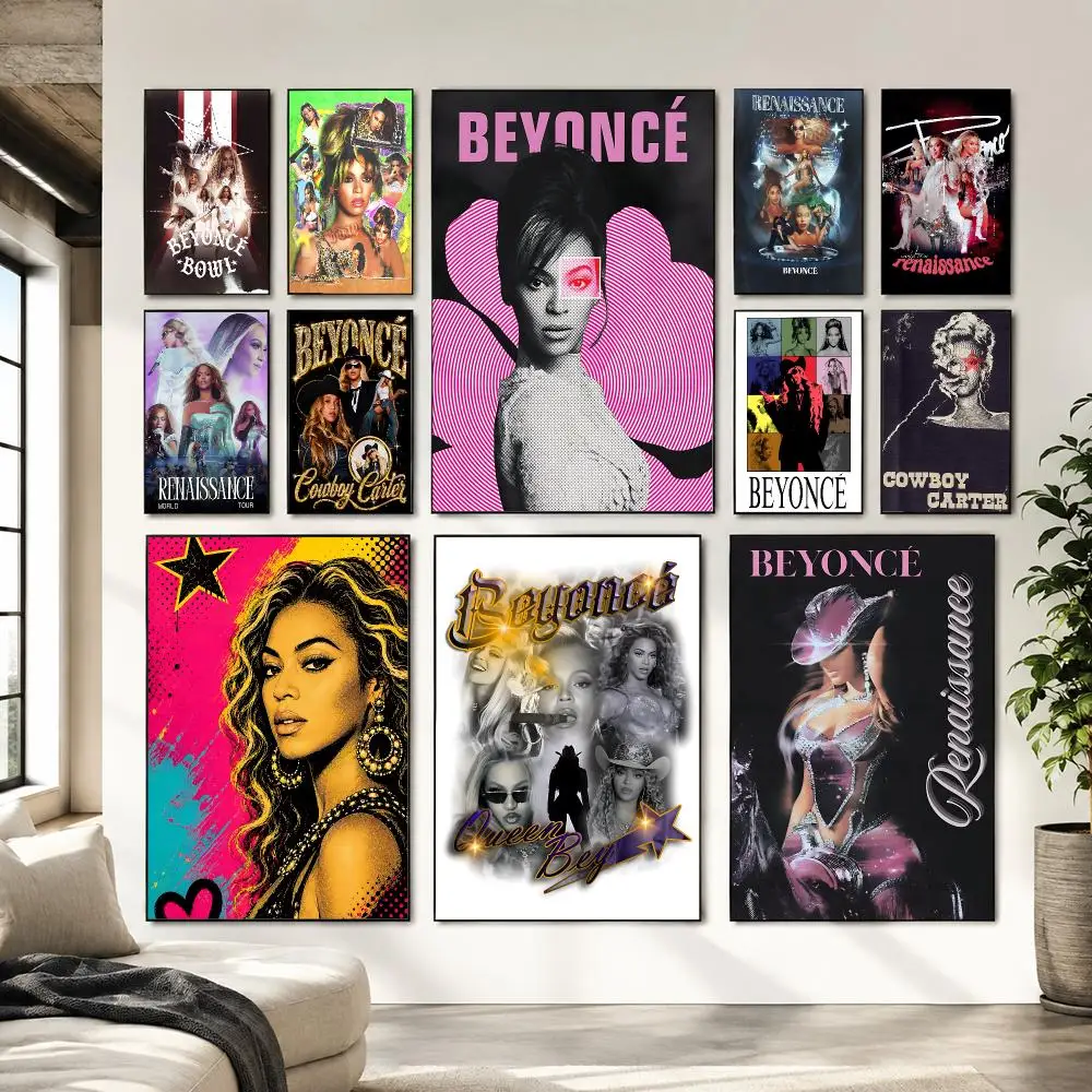 Best Seller B-Beyoncé Painting Calligraphy Canvas Wall Art Living Room Bedroom Hallway ClearPrint Non-Fading&Gift
