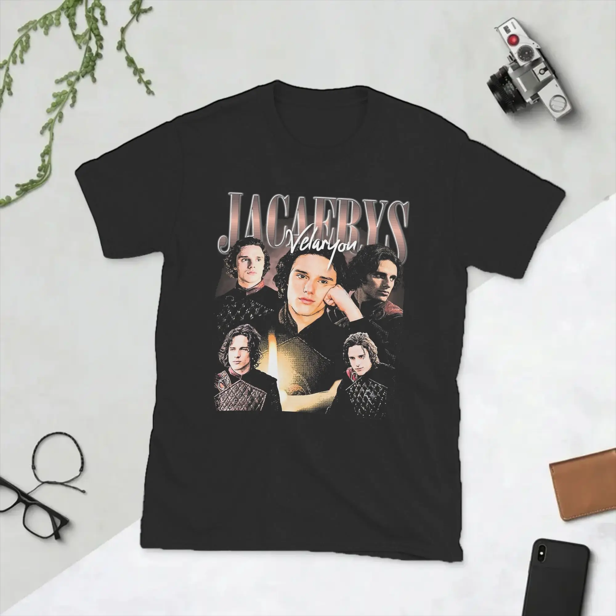 H-House of the D-Dragon Jacaerys Velaryon Men T Shirt  Unique Tee Shirt Short Sleeve Crewneck T-Shirt Cotton Gift Idea Clothing