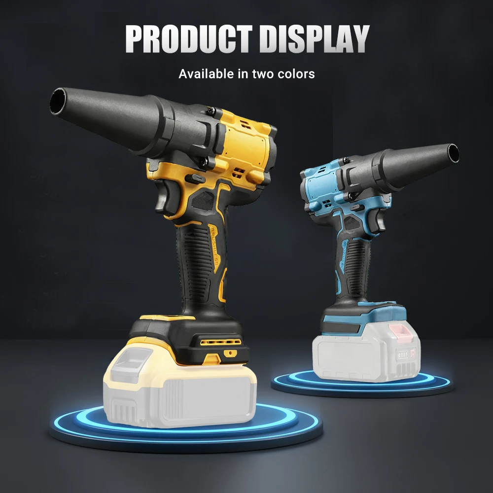 

Brushless Electric Turbo Blower Jet Fan Handheld Air Blower Blowing Tool for Makita/DeWalt Battery Blower Car Wash Air Gun Dryer