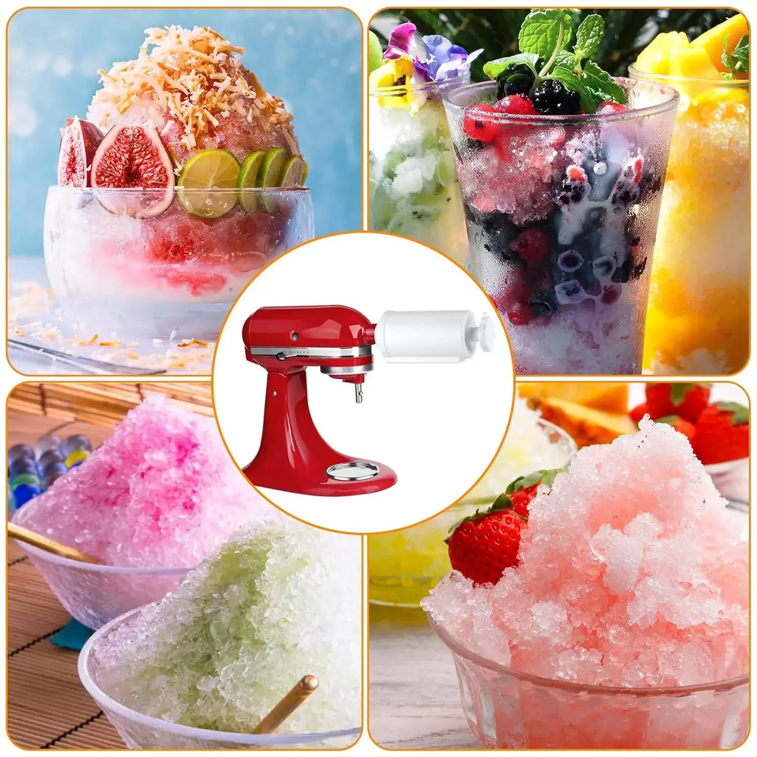 

Kitchenaid Kaishanyi Chef Machine Household Small Shaved Ice Maker Accessories Common Broken Ice Mein Mein Ice Tools