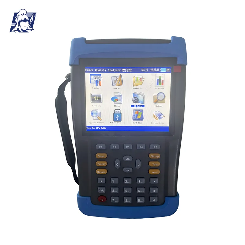 3-Phase Power Quality Analyzer & Tester with Calibration 1 Year Warranty 0.1% Accuracy 0~800V 63 Harmonic Analysis