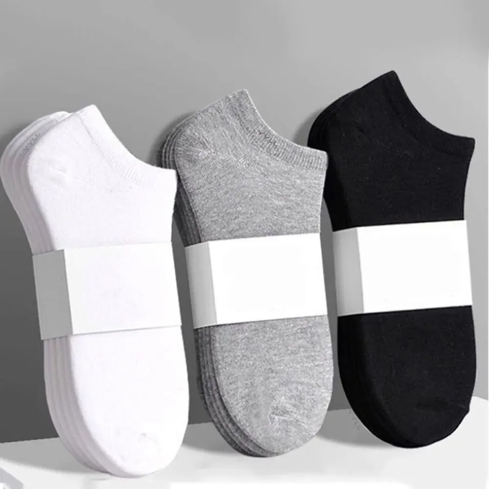 Cotton Slim Fit Breathable Low Top Socks, Deodorant and Sweat Wicking Cotton Socks for Both Men and Women