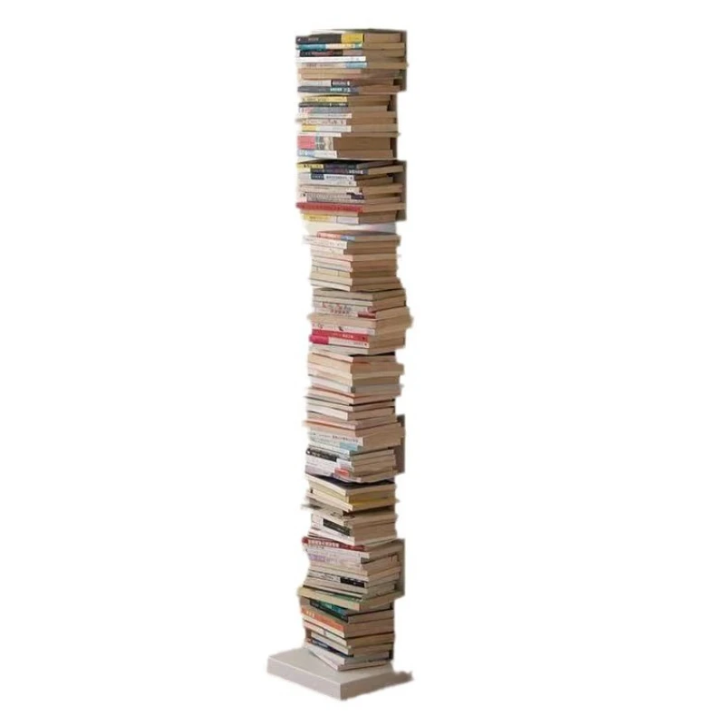 

Invisible bookshelf floor-to-ceiling living room wrought iron corner bookcase modern simple three-dimensional hidden ins shelf