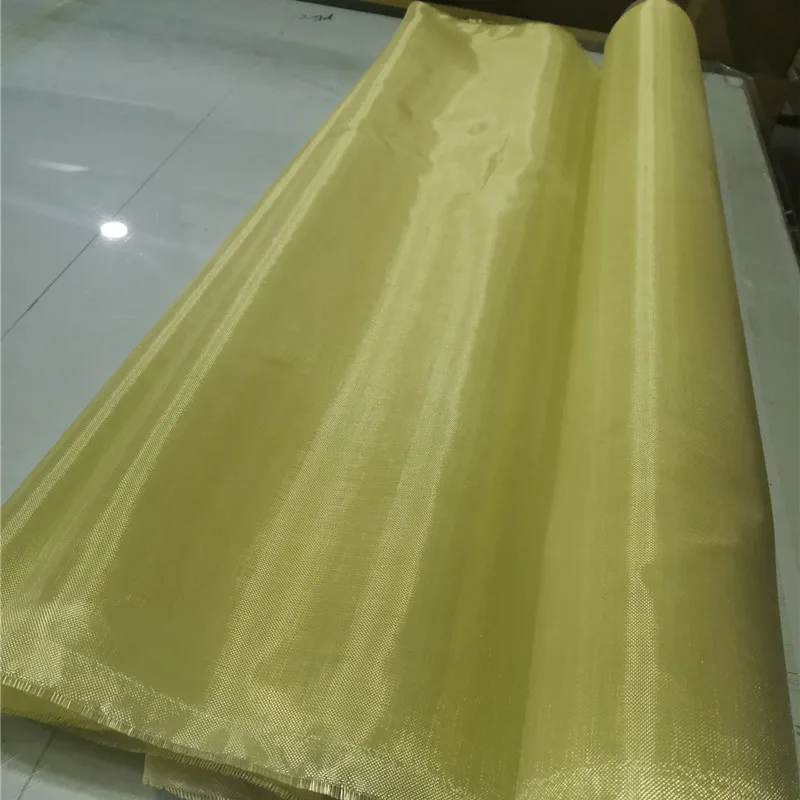 Ultra-thin Kevlar fiber Fabric Aramid Cloth  50gsm 200D 40\