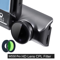 for AZDOME M550 Pro Dash Cam HD Lens Dust Protection Anti Glare CPL Filter Ultra Slim for AZDOME M550 Camera HD Lens Filter