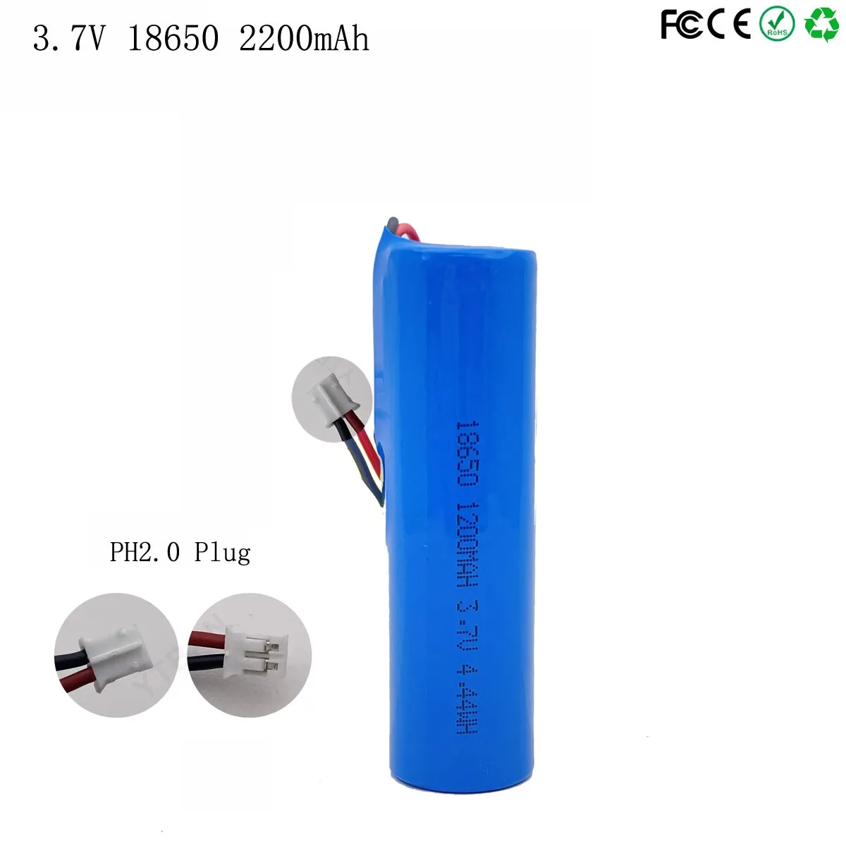 3.7V 18650 Lithium Battery 1200mah for Bluetooth Speaker Flashlight Singing Machine Hair Clipper Headlights,Sweeper Robot,toys