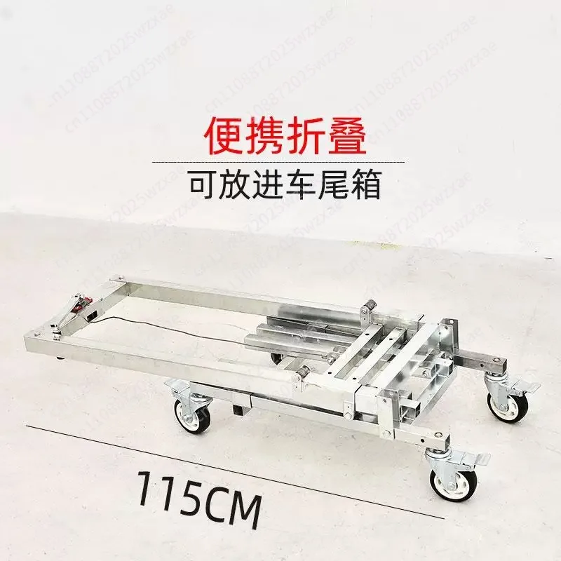 Manual stacker, light handling forklift, bearing 80KG warehouse logistics handling forklift, air conditioner