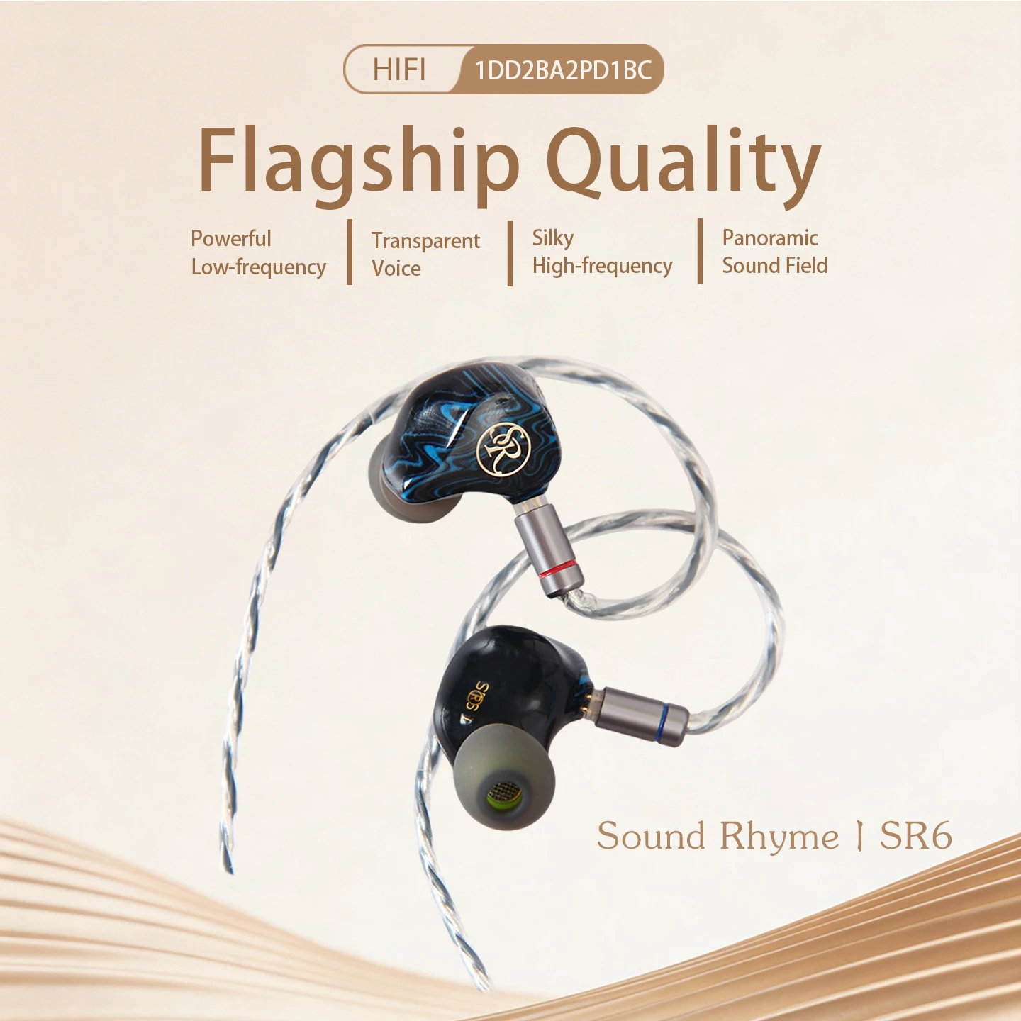Sound Rhyme SR6 IEM 6BA HiFi A - Office Work Tech recension och pris