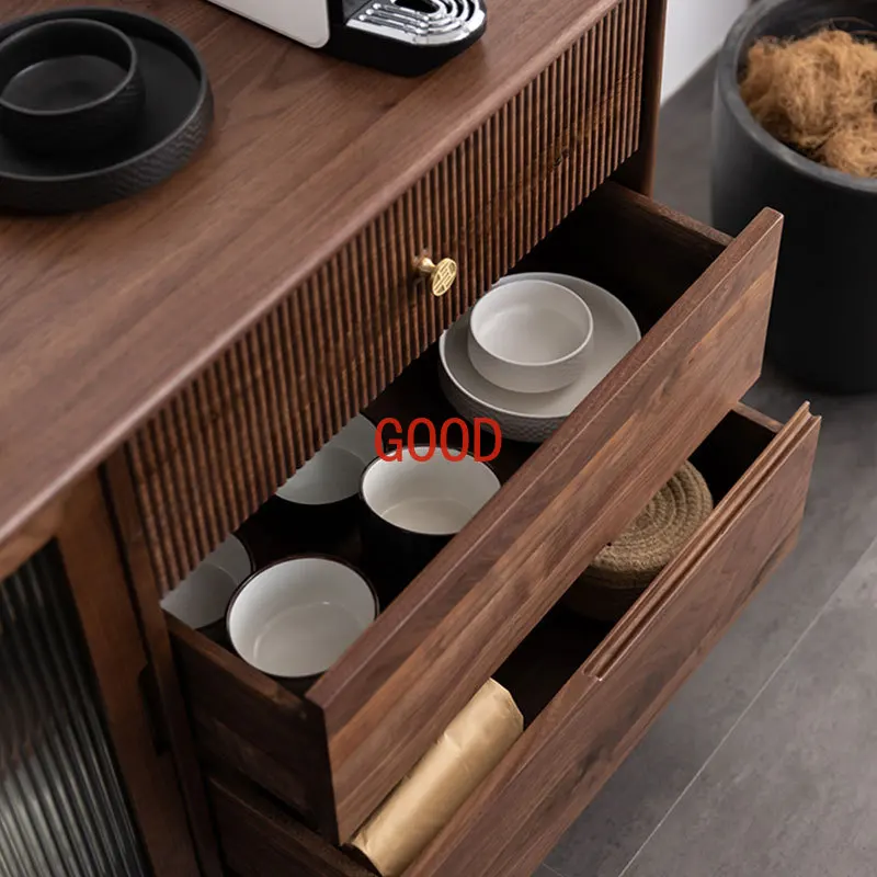 Solid Wood Guest Restaurant Storage Locker Log Wine Cabinet Storage Cabinet