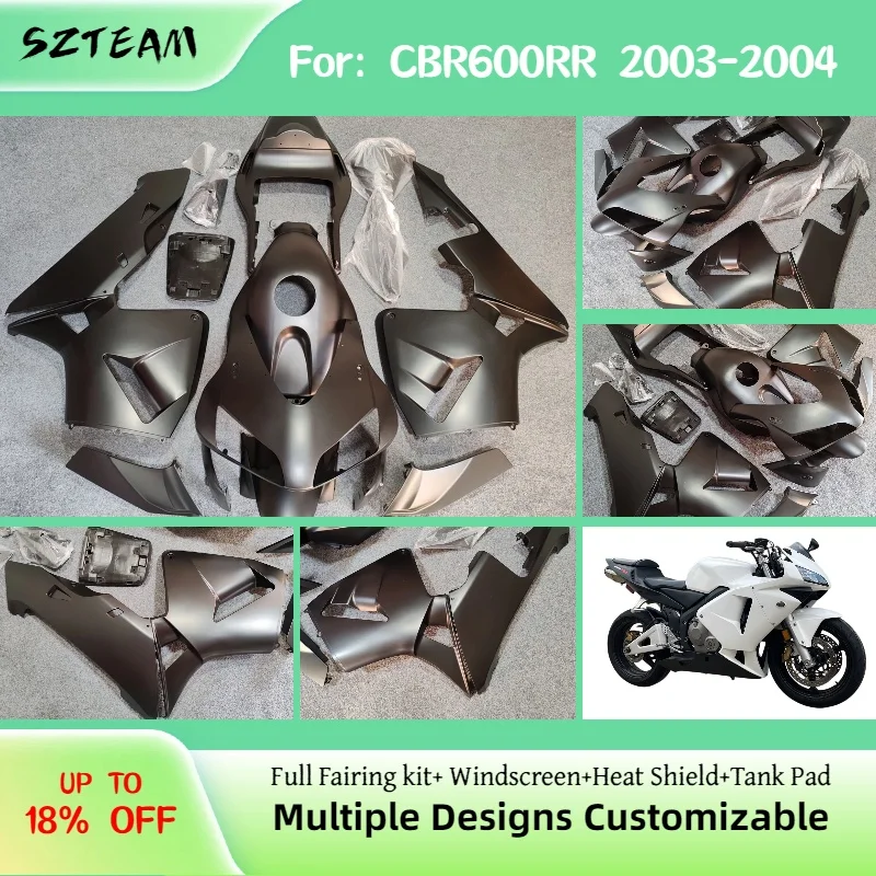 

For HONDA CBR 600RR 2003 2004 Aftermarket Fairing Kit CBR600RR 03 04 Motorcycle Customized Body Parts Fairings