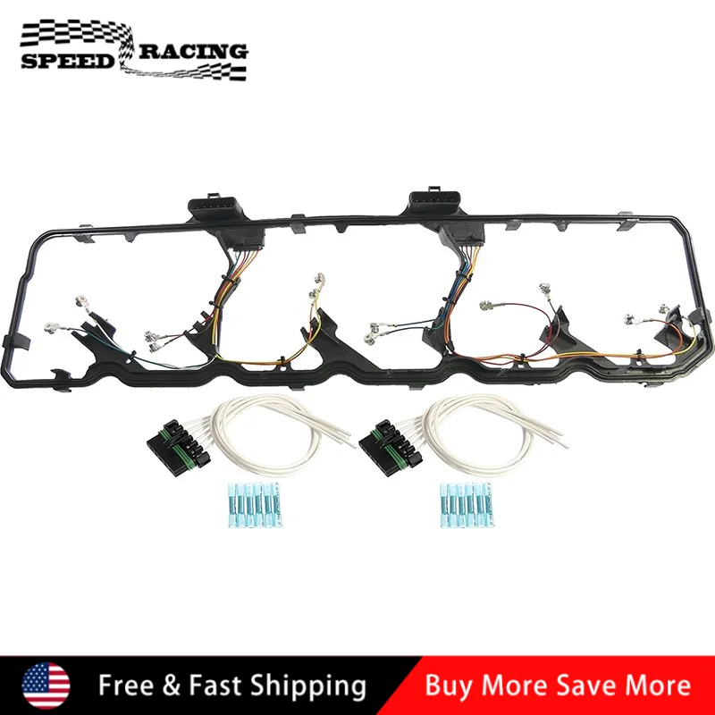 

5179091AD 5179091AA 615-204 Прокладка крышки клапана двигателя со встроенным жгутом для Dodge Ram Cummins 2006-2018 Diesel 5,9 л 6,7 л