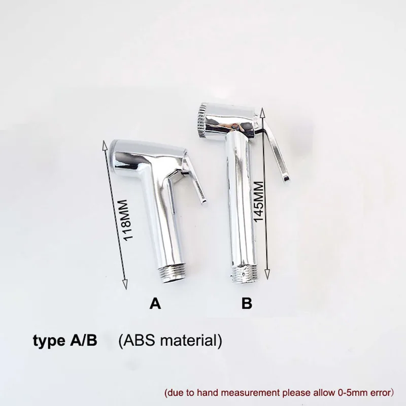 2 types ABS Toilet Bathroom Hand Held Bidet Anal Shower Sprayer Head Spray spring water Hose ass clean tube home Tap O1