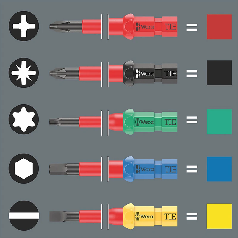 WERA 05006611001 17 Pieces Screwdriver Set Kraftform Kompakt VDE 17 Universal 1 Tool Finder