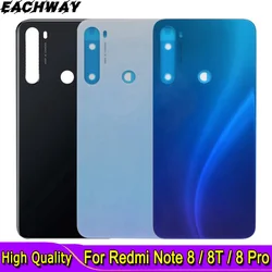 NEW For Xiaomi Redmi Note 8T Back Battery Cover Glass Panel 8 T Rear Door Housing Case For Redmi Note 8T Battery Cover