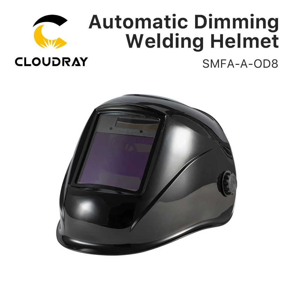 

Cloudray 190-450nm & 900-1100nm Laser Safety Welding Helmet OD8+ Fiber YAG UV Laser Protect for Laser Welding Cutting Machine