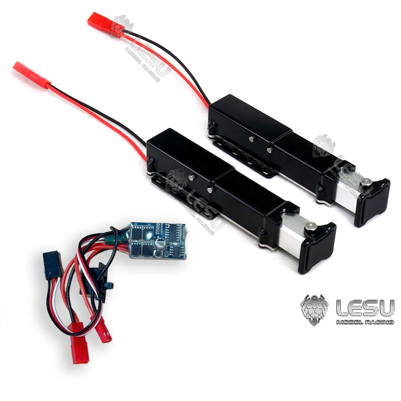 LESU Metal Elétrica Levantamento Pernas 30A ESC para 1/14 RC Hidráulica Reboque Caminhões Plástico Peças De Reposição Brinquedos para Adulto