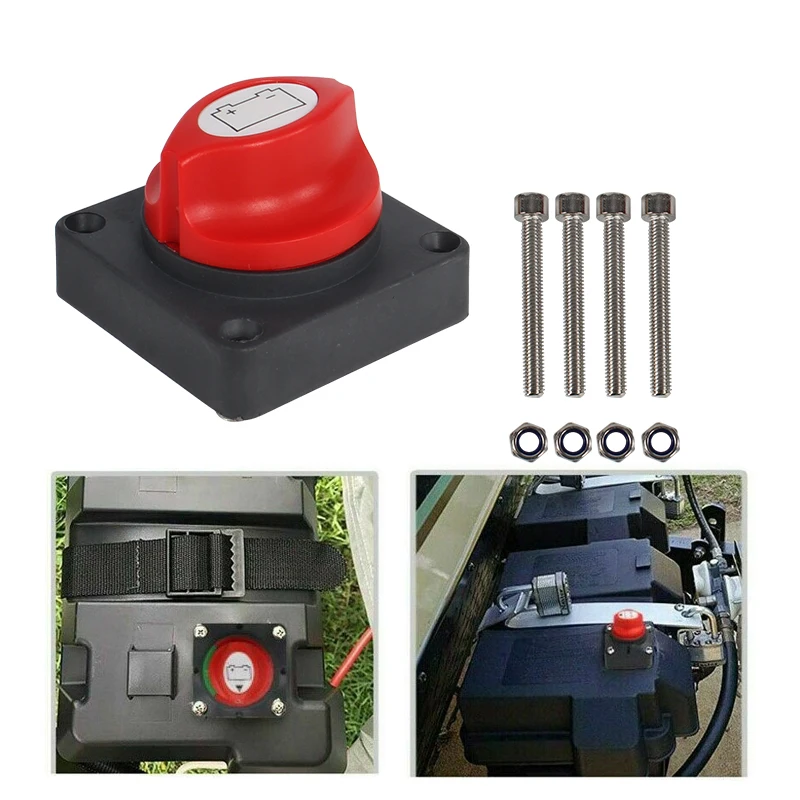 Retrofit accessories 12V 24V 200A Power Switch ABS Anti-aging Waterproof Knob Switch For Motorhome Caravan Yacht RV Car