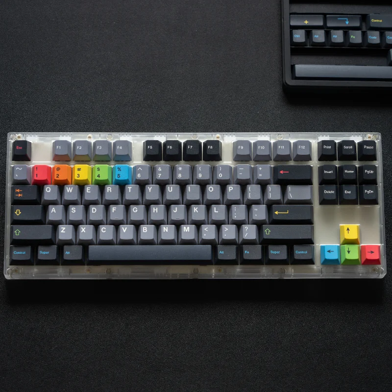 Juego de teclas de sublimación PBT, teclas de perfil de cereza personalizadas, accesorios de teclado mecánico, instantáneo