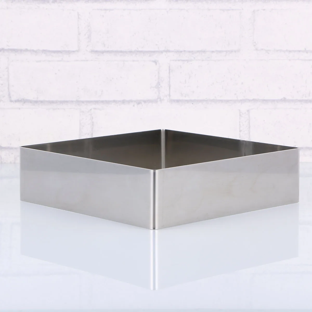 

Stainless Steel Cake Inch Square Mousse Mould Baking Tool For Diy Pastry Dessert Cookie Cutter Oven Safe Smooth No