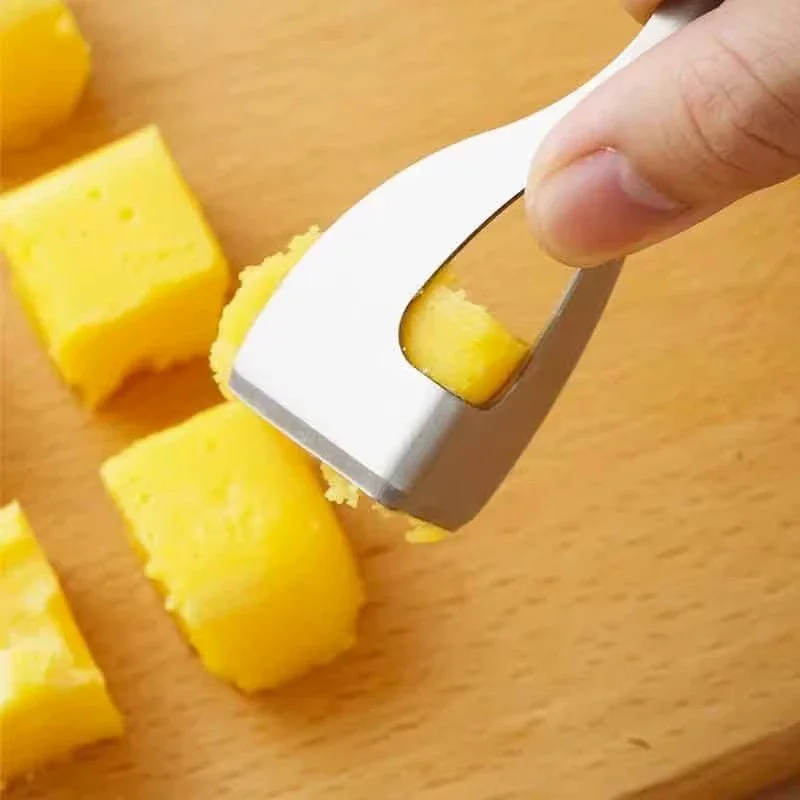 Krajalnica do masła ze stali nierdzewnej Krajalnica do sera ze stali nierdzewnej Zestaw noży do masła Ręczna krajalnica do sera Masło kątowe do domu