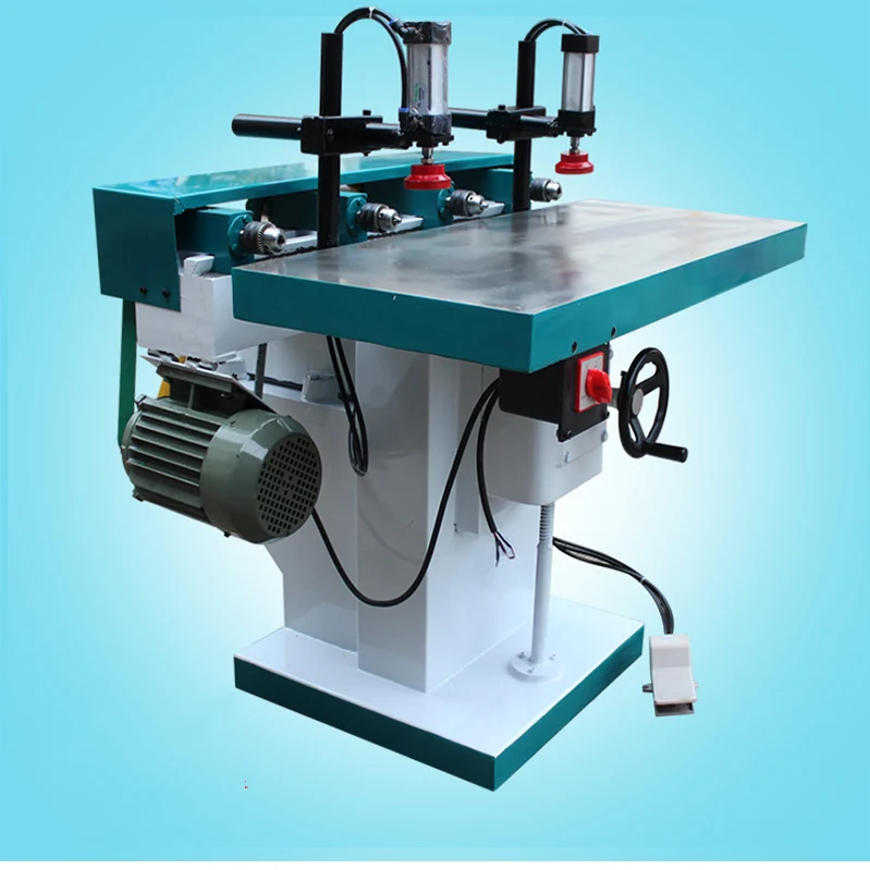 Side Hole Drilling Machine for Furniture Multi Head Wood Boring Machine 100mm Drilling Depth Multi Spindle Drilling Machine