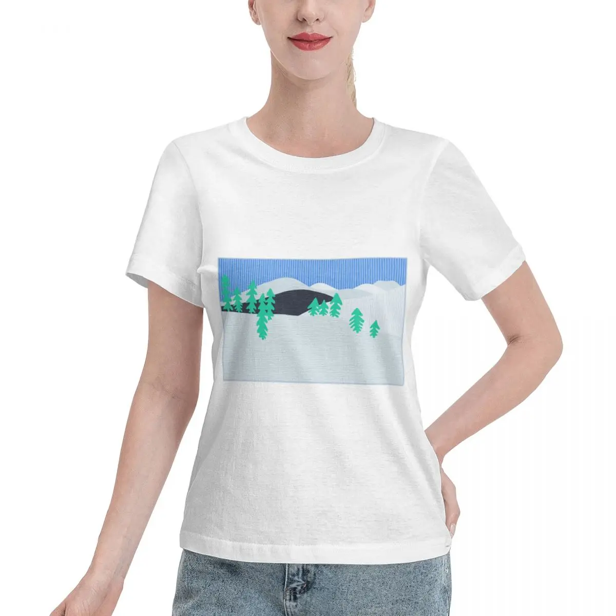 Value Pack Landscape 22 Women's T-shirt Urban Home Casual Tee