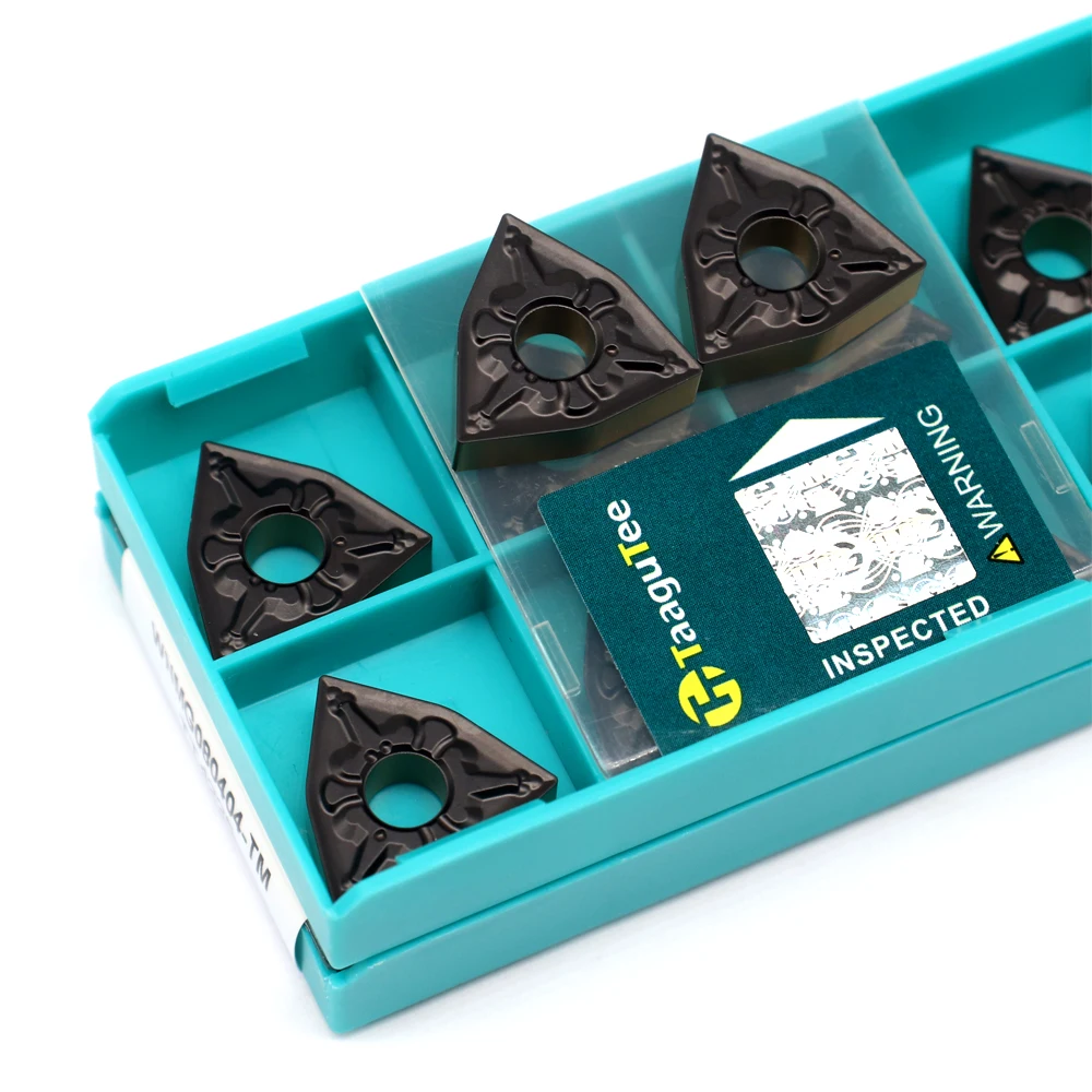 Imagem -06 - tm Tt4225 Carboneto de Inserção Ferramenta Torneamento Externo Lâmina Alta Qualidade para Aço Wnmg Corte Cnc Torno Cortador 10 Peças Wnmg080404