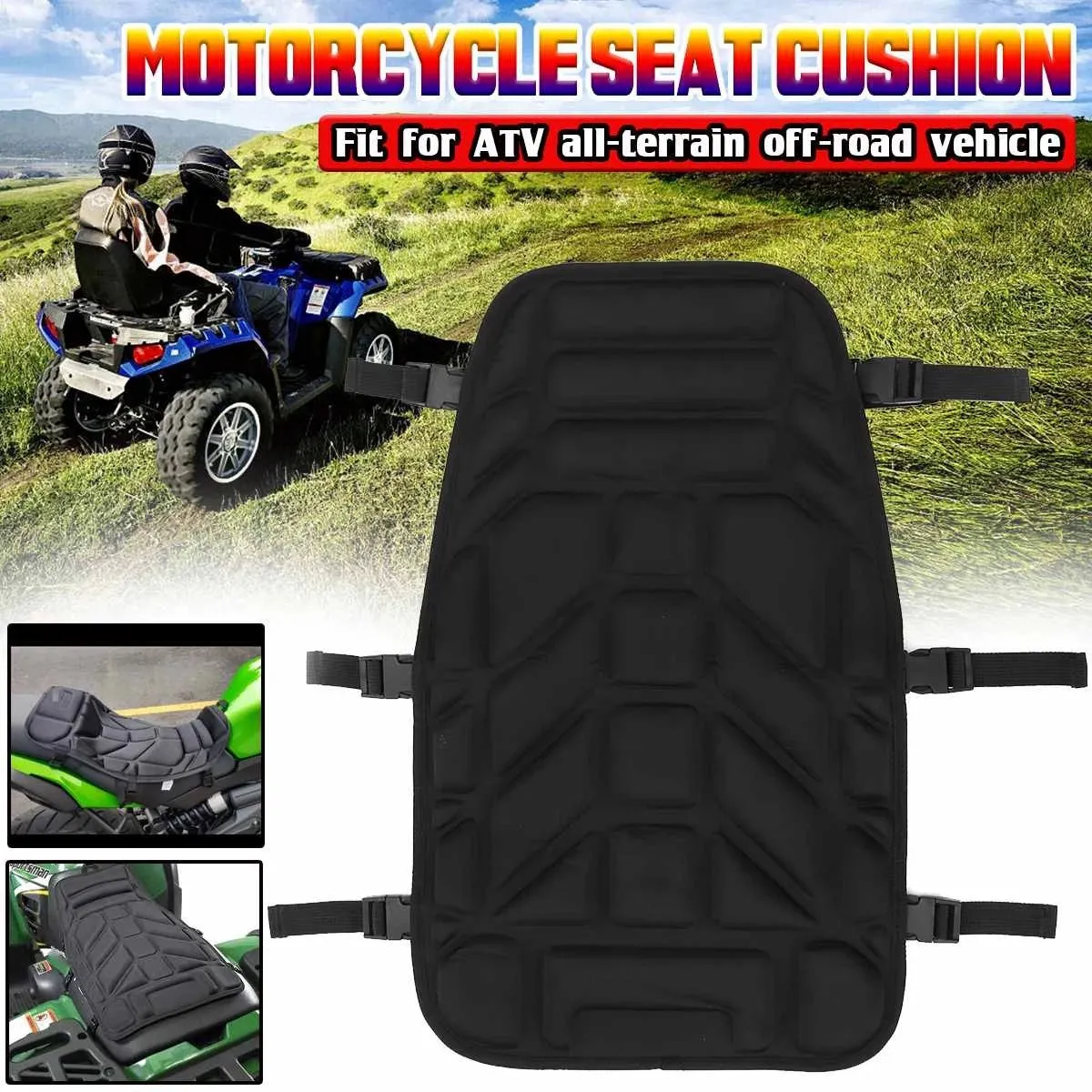 New Motorcycle Seat Cushion Cover Pad Universal Street Bike ATV Off-Road Saddle Pad for Yamaha Suzuki Honda