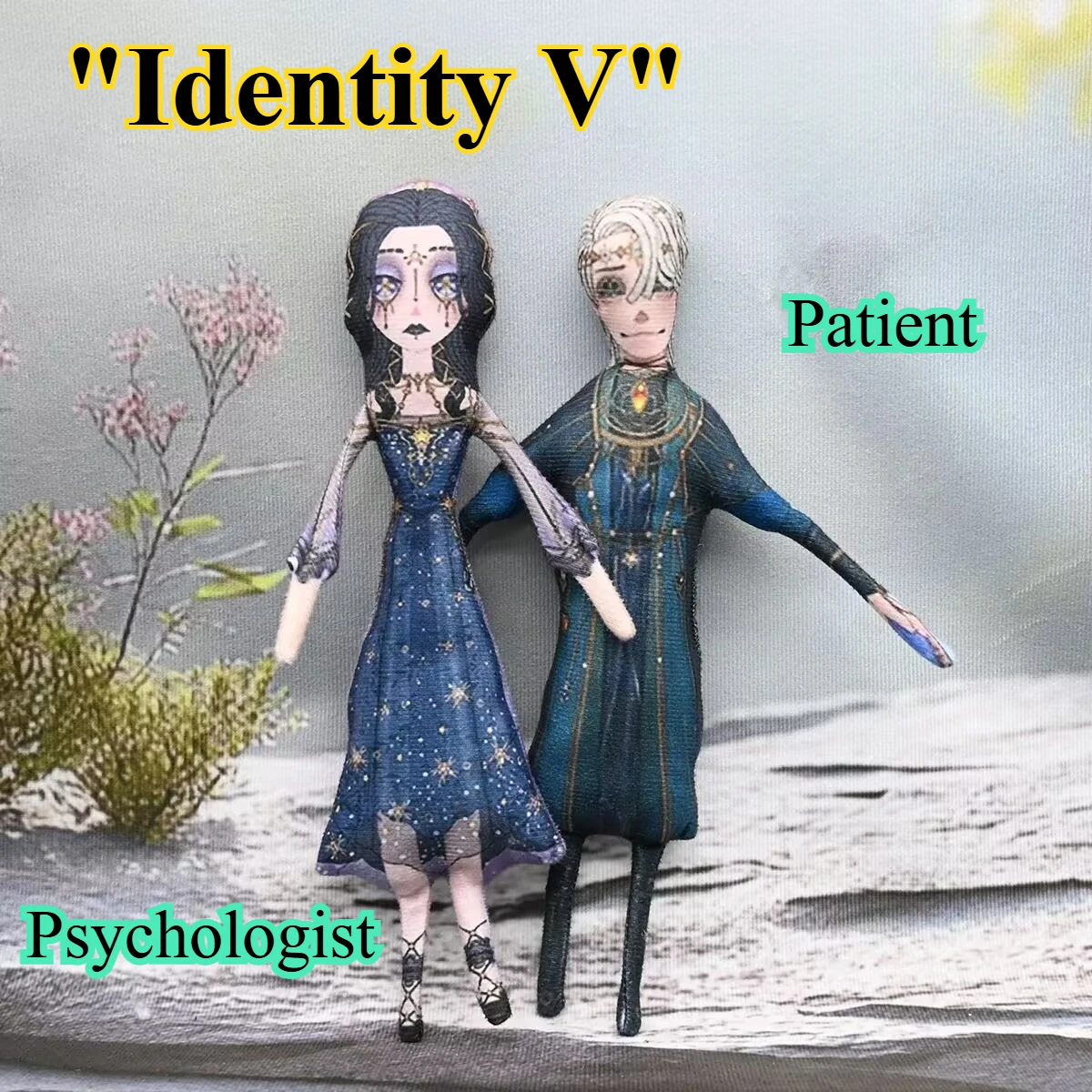 

Новая плюшевая игрушка «Иdentity V» «Psycholog, Patient» имеет проволочные рамы для рук, ног и могут быть формирована в куклу.