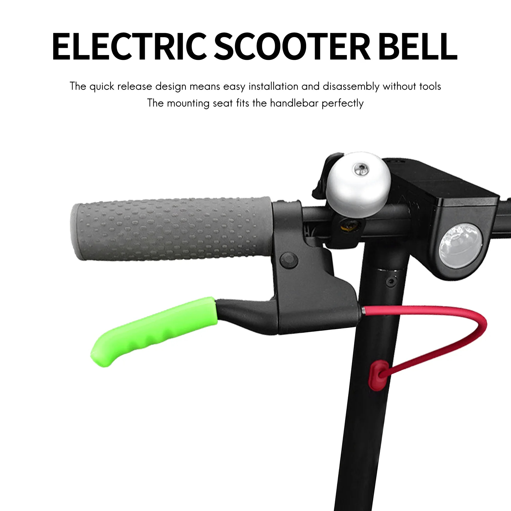 Aluminum Alloy Scooter Bell Horn Ring Bell With Quick Release Mount For M365 Electric Scooter