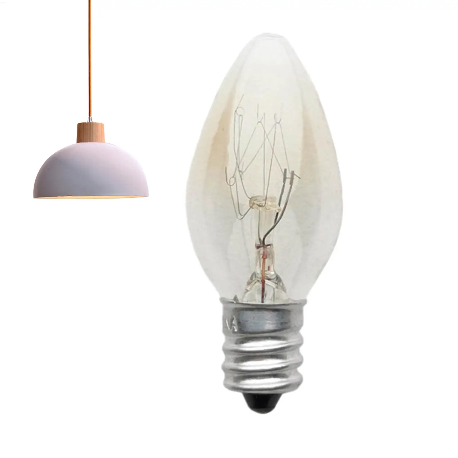 10W 야간 조명 전구 E12 베이스 소금 램프 전구 장수명 소금 암석 램프 전구 백열 전구