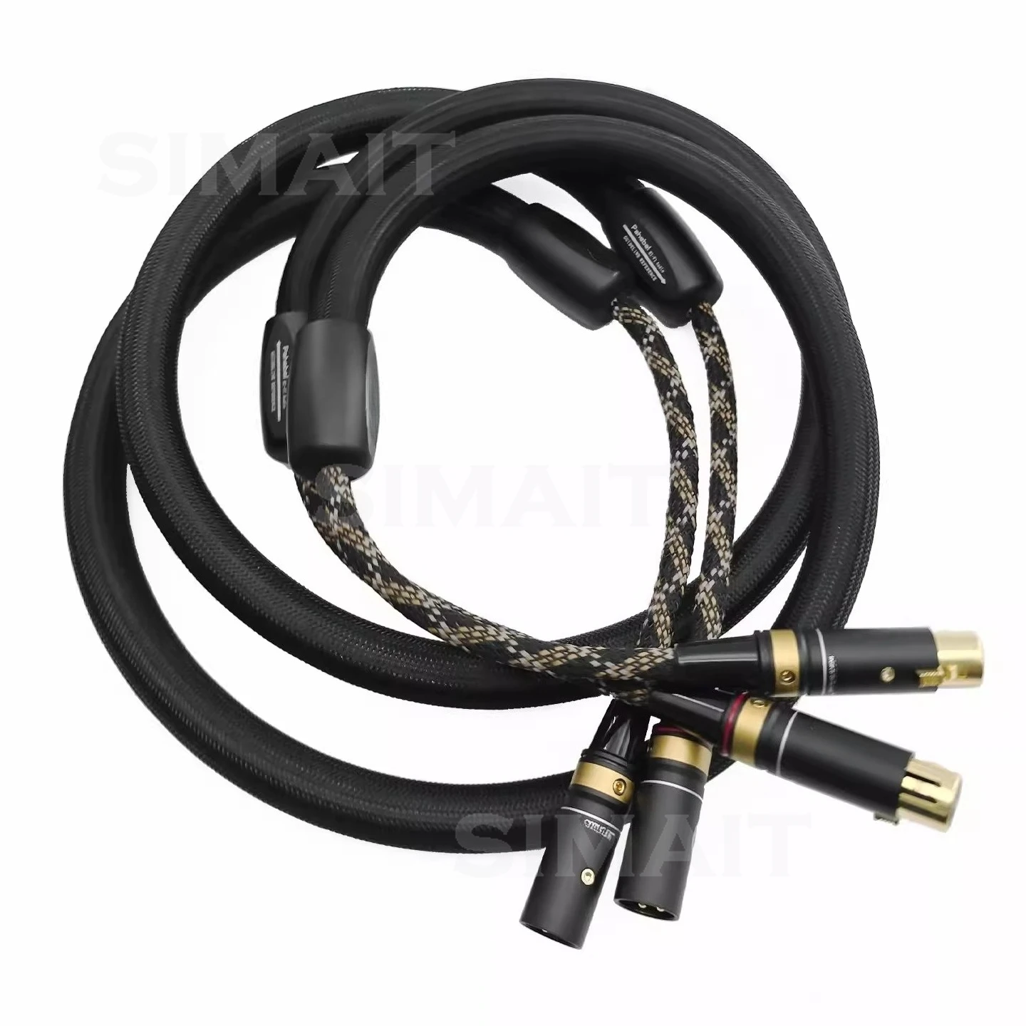 Professional Hifi XLR Balanced Cable with Viablue Components, Audiophile Grade for Studio Monitoring