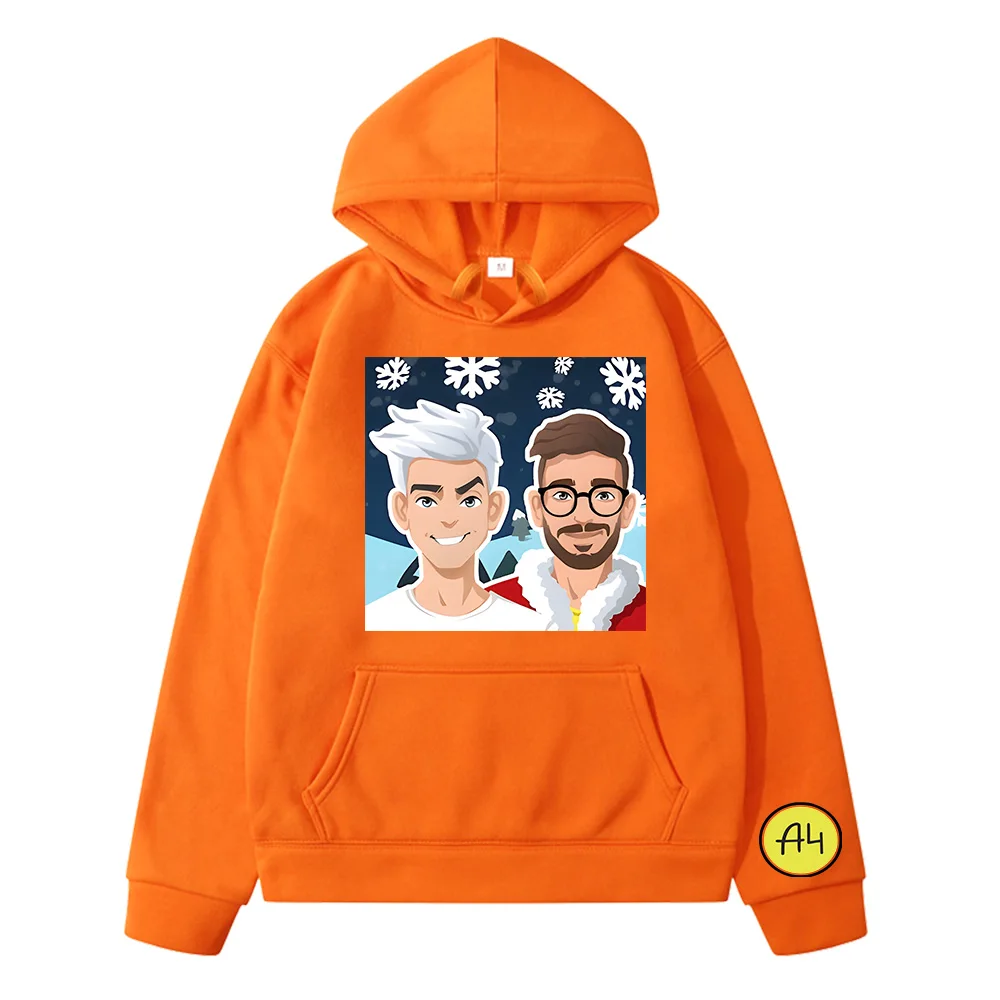 Влад A4 Бумага Autumn Hoodies Kids Fleece Sweatshirts Y2k Sudadera Jacket Pullover Мерч Lamba Anime Sportwear Teens Long Sleeve