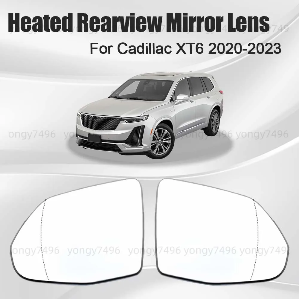 

Car Wide Angle Heated Rearview Mirror Lens For Cadillac XT6 2020 2021 2022 2023 Car Rearview Accessories Heat The Lenses