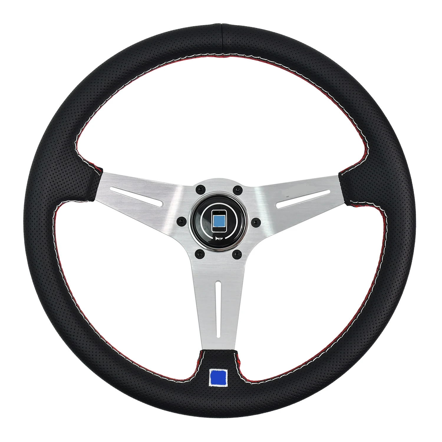 

Universal 14inch 350mm Microfiber Leather Racing JDM Deep Dish Drift Rally Sport Car Tuning Volante Steering Wheel