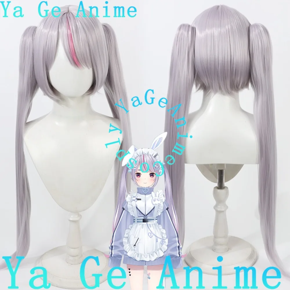 

VTuber Usaki Mimi, парик для косплея, зажим для когтей, аниме, реальность, шоу, ролевой парик, используемый для аниме, танцевальных вечеринок