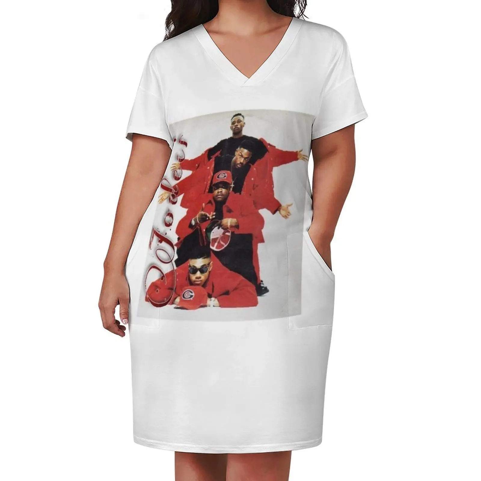 The Greatest R&B Group Ever Longing Ballads Jodeci Berlin - Copy Loose Pocket Dress long sleeve dress women's fashion dresses