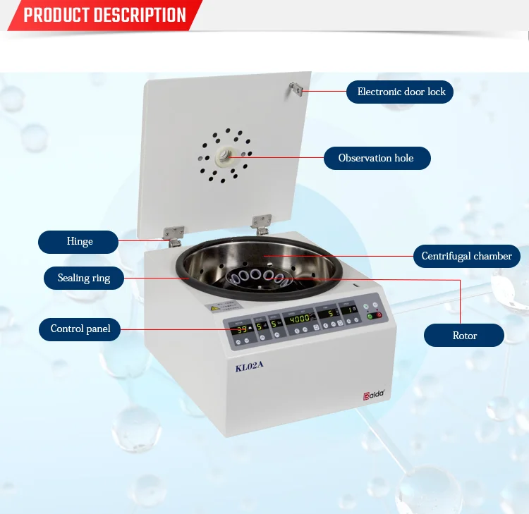 KL02A مختبر الطرد المركزي الشركة المصنعة سعر المصنع آلة الطرد المركزي ذات السرعة المنخفضة جهاز الطرد المركزي الطبي #3