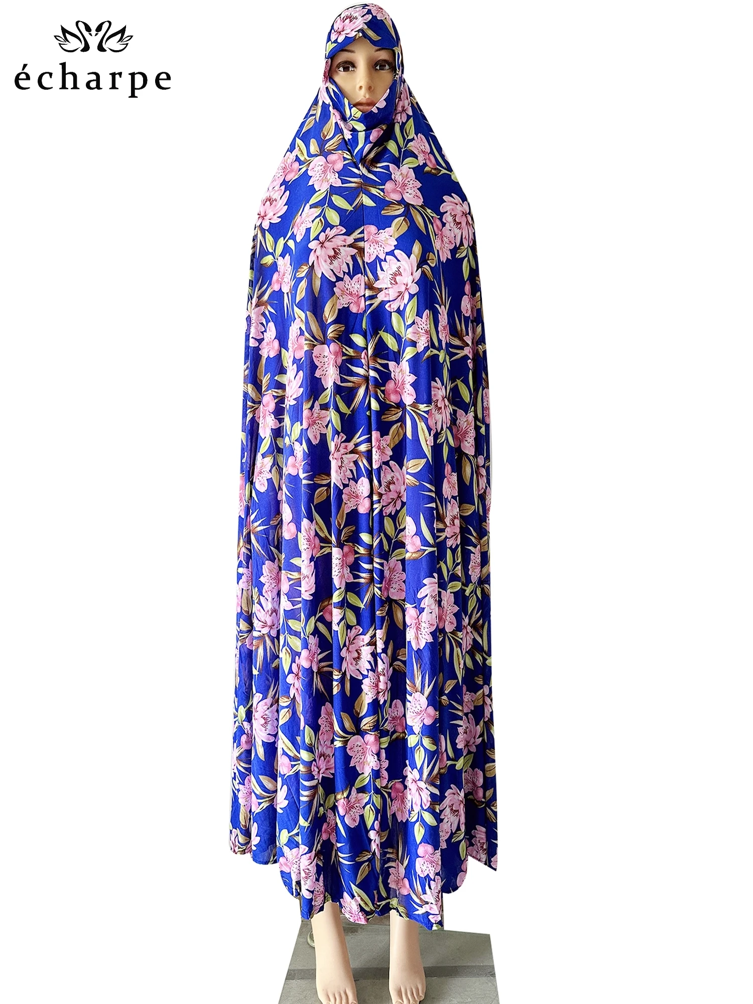 6XL Ramadan Muslim Pullover Sleeveless Dress Women Prayer Garment Arab Jibab Dubai Abaya Islamic Femmel Khimar Worship Robe