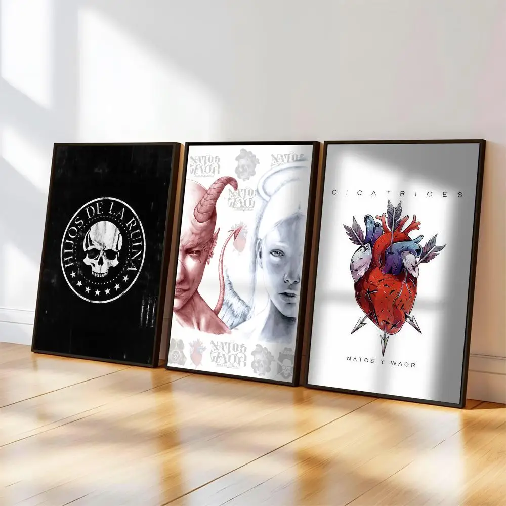 N-Natos Y Waor Poster, Musik-Album-Cover für Zimmer, Leinwandgemälde, Kunstdruck, Heimwanddekoration, Bild, Geschenk