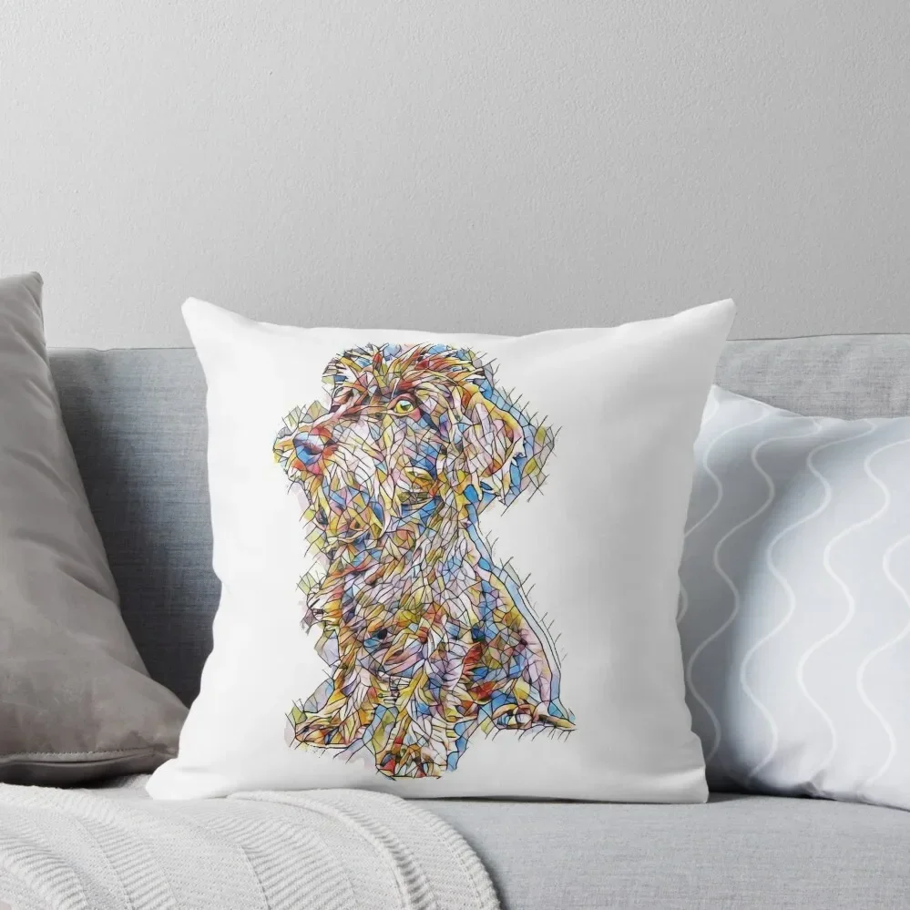 Dachshund wire-haired Dachshund Art Dachshund Throw Pillow Pillows Aesthetic Decorative Cushions For Living Room Pillow